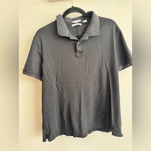 Calvin Klein Black Polo Shirt-Large
